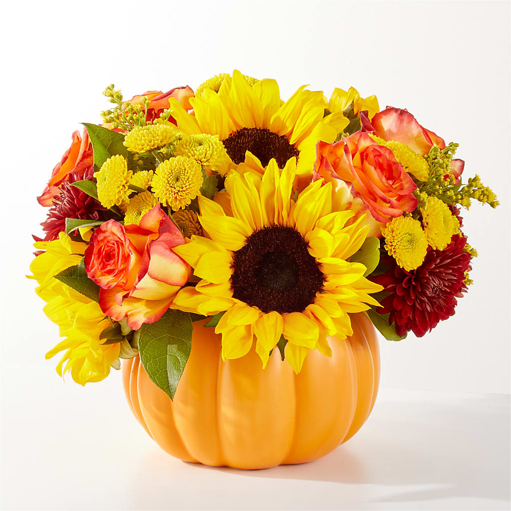 Golden Gourd Pumpkin Bouquet – Harris Teeter, Matthews NC