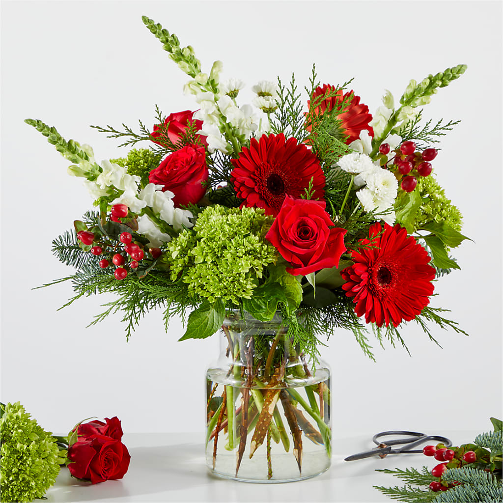 Merry Moment Bouquet – A Florist Original – Harris Teeter, Matthews NC