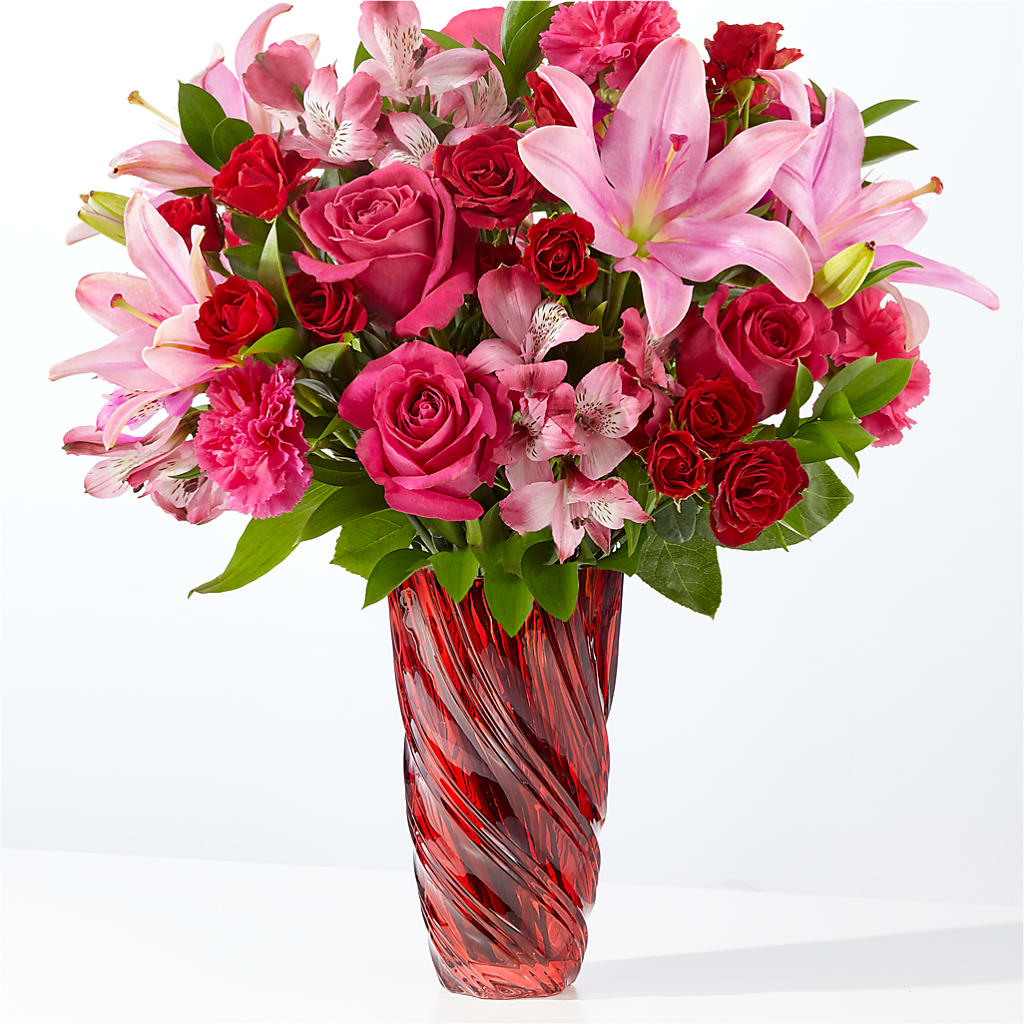 In Love Bouquet with Luxe Swirl Vase – Harris Teeter, Matthews NC