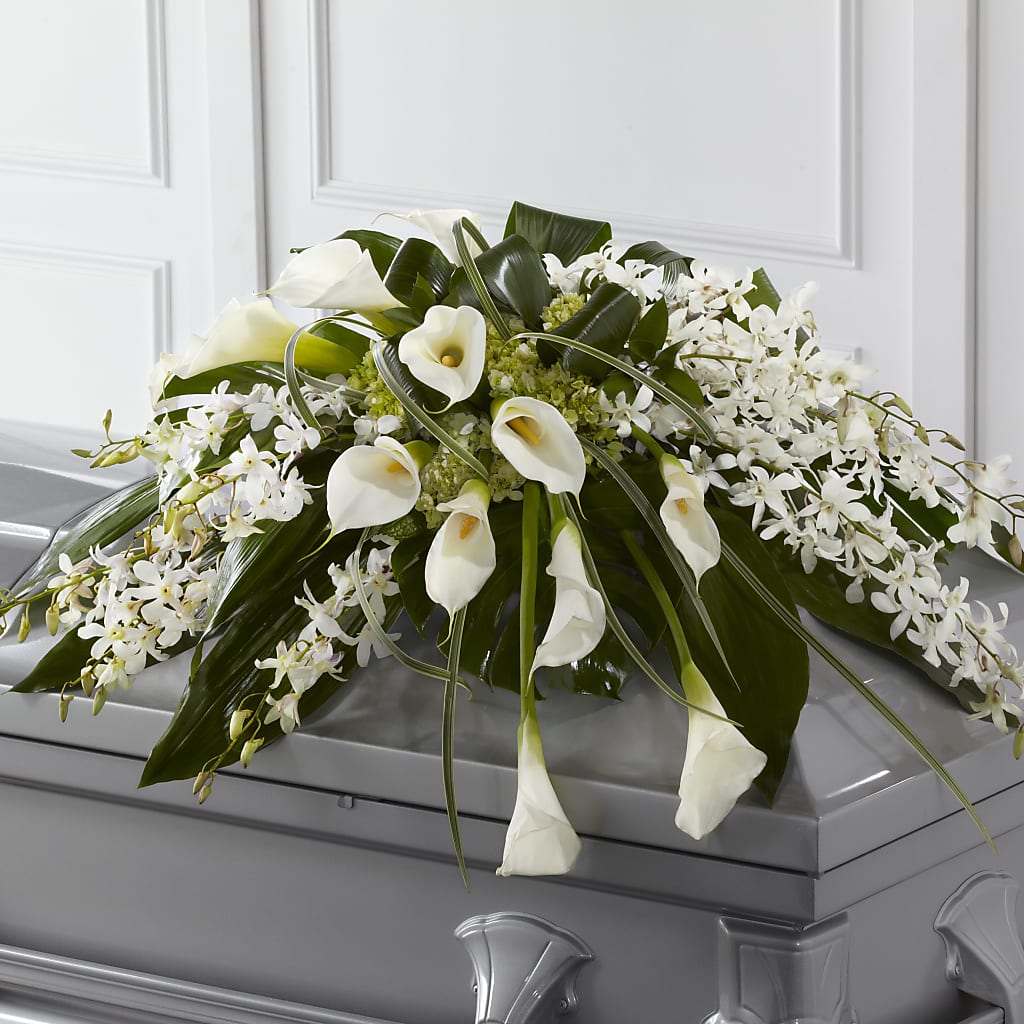 Angel Wings Casket Spray – Harris Teeter, Matthews NC