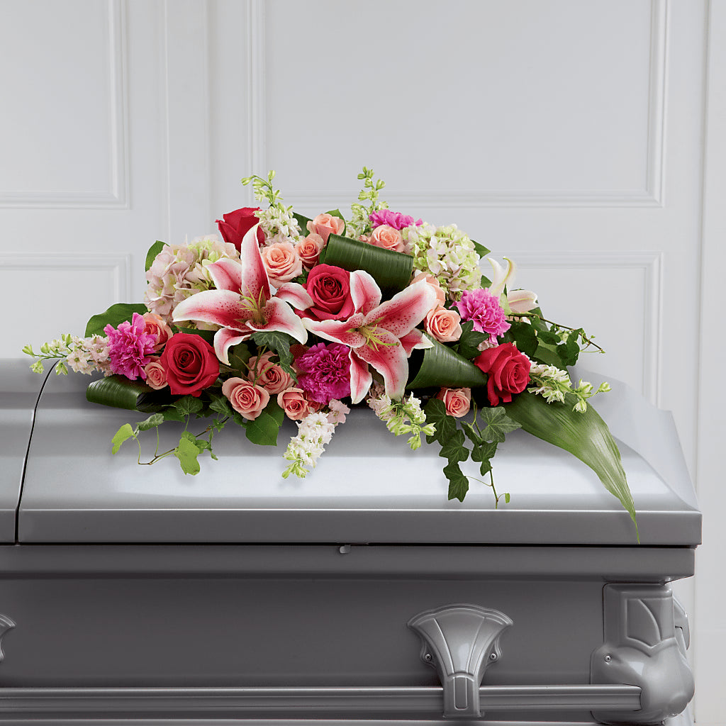 Splendid Grace Casket Spray – Harris Teeter, Matthews NC