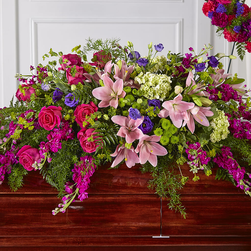 Radiant Tribute Casket Spray – Harris Teeter, Matthews NC