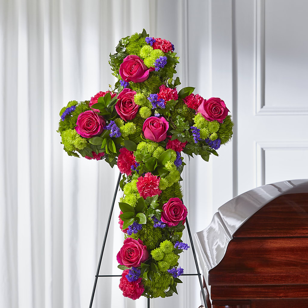Tribute Rose Floral Cross – Harris Teeter, Matthews NC