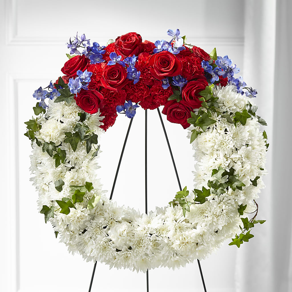 Patriotic Passion Wreath – Harris Teeter, Matthews NC