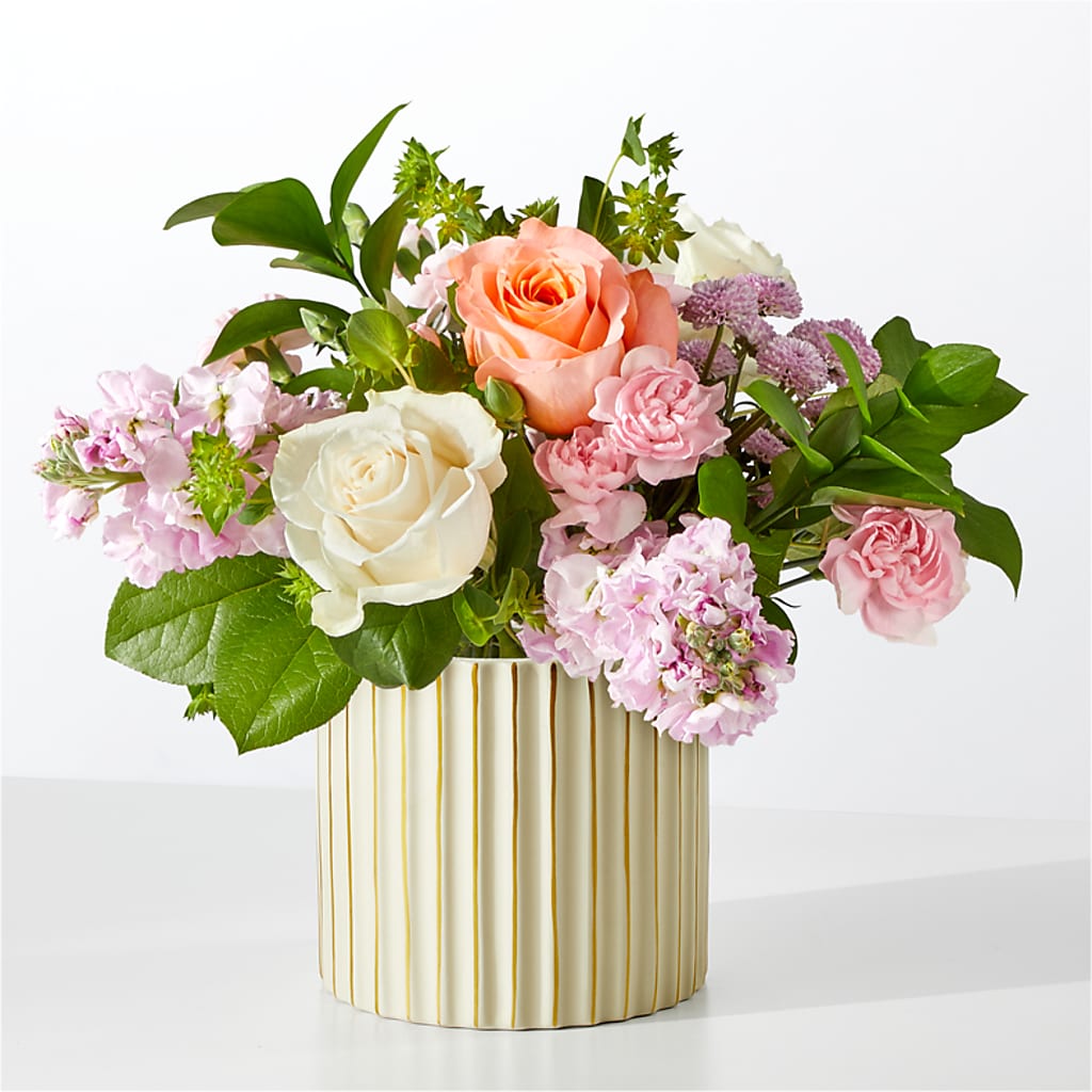 French Market Bouquet with Ivory Vase – Harris Teeter, Matthews NC