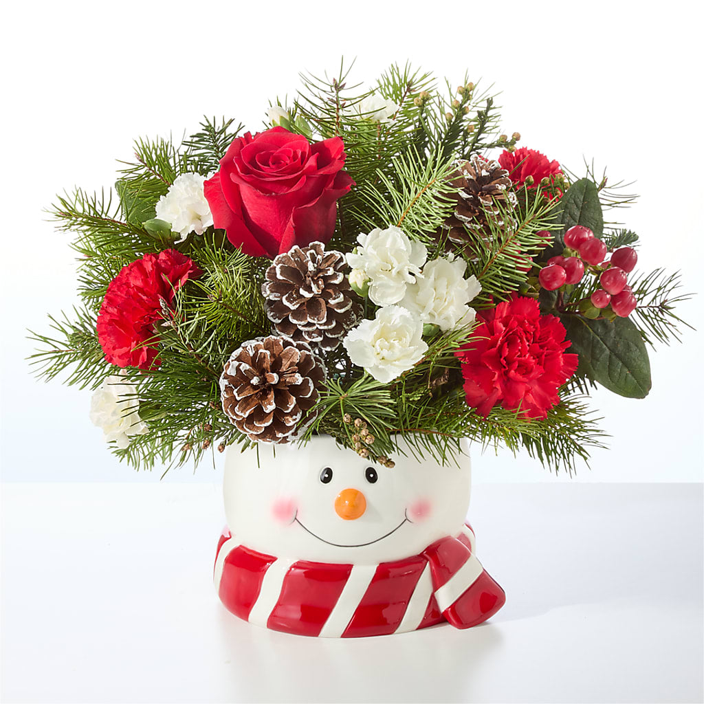 Jolly Snowman Bouquet –  Harris Teeter, Matthews NC