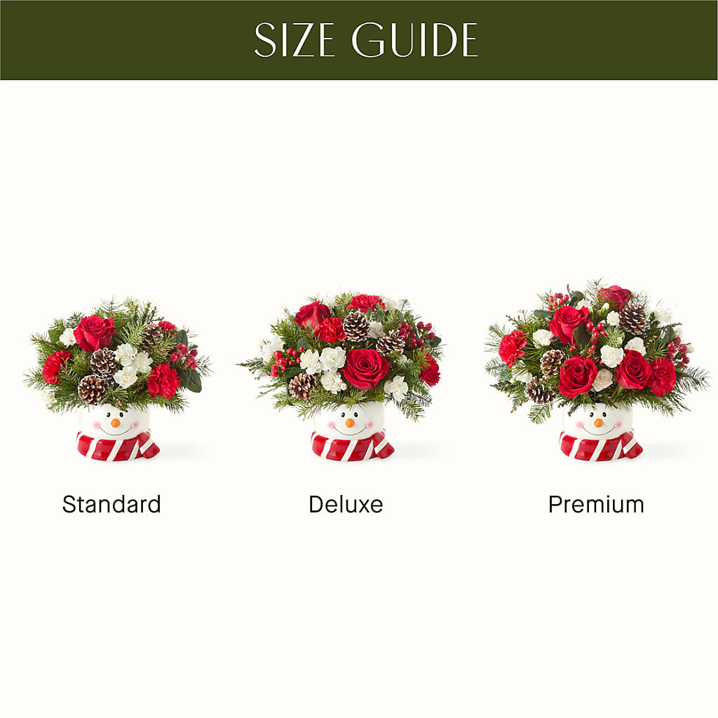 Jolly Snowman Bouquet –  Harris Teeter, Matthews NC