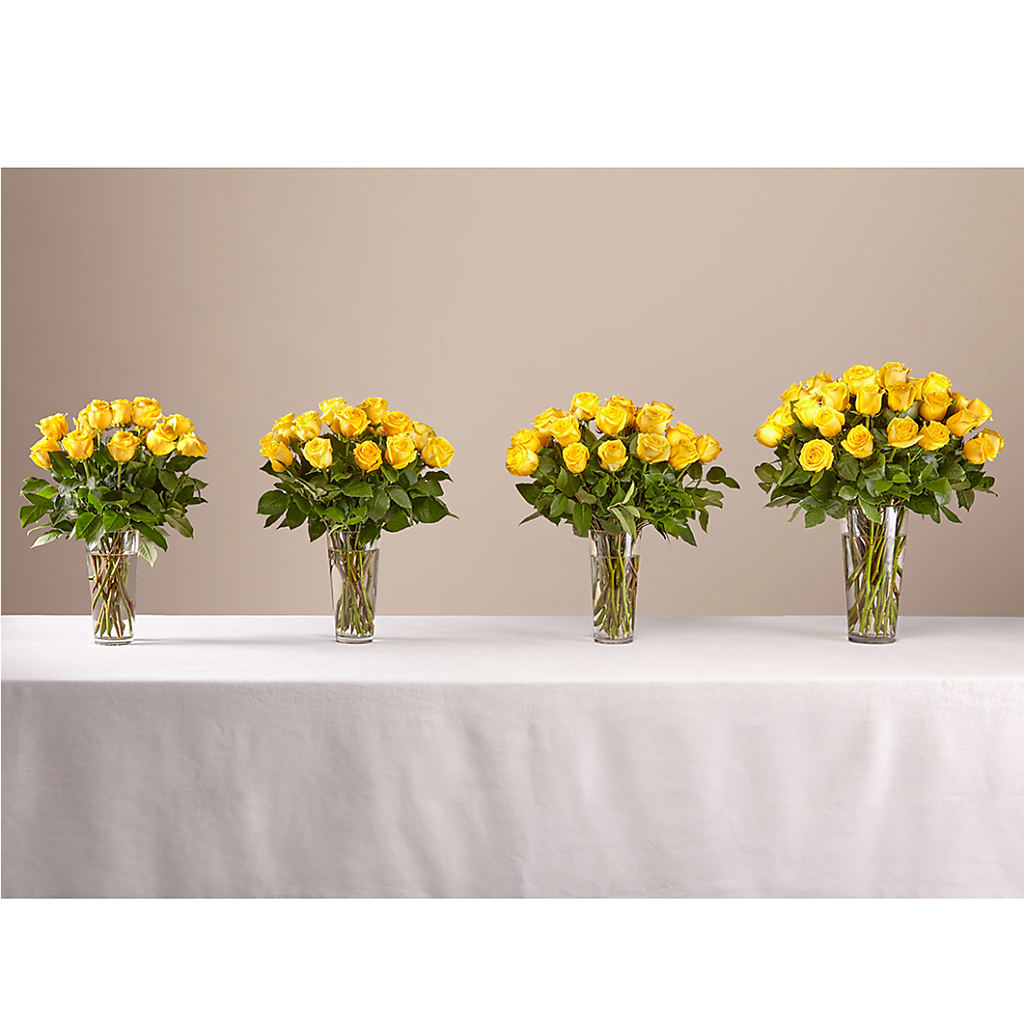Long Stem Yellow Rose Bouquet –  Harris Teeter, Matthews NC