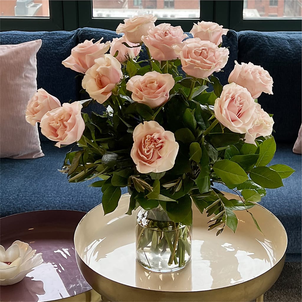 Long Stem Pink Rose Bouquet –  Harris Teeter, Matthews NC