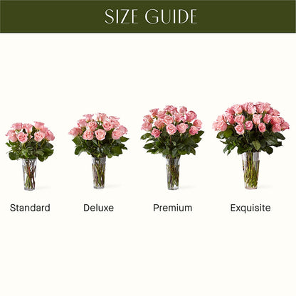 Long Stem Pink Rose Bouquet –  Harris Teeter, Matthews NC