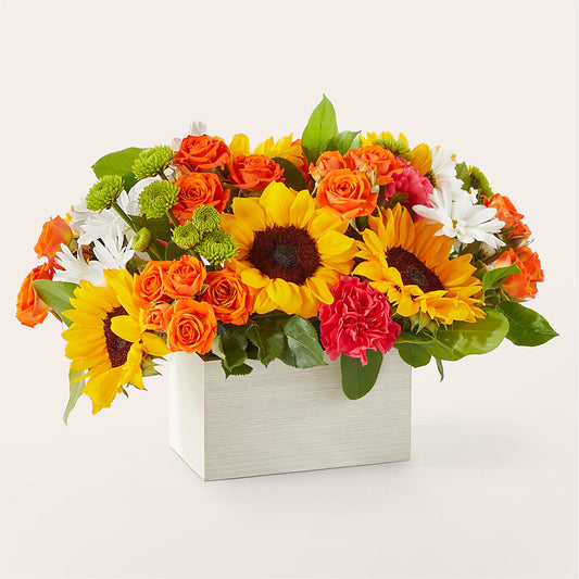 Sun-drenched Blooms Box Bouquet –  Harris Teeter, Matthews NC