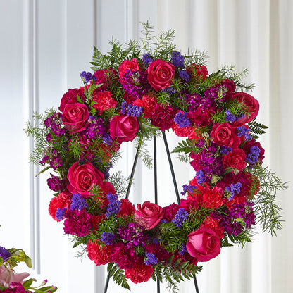 Calming Colors Wreath –  Harris Teeter, Matthews NC