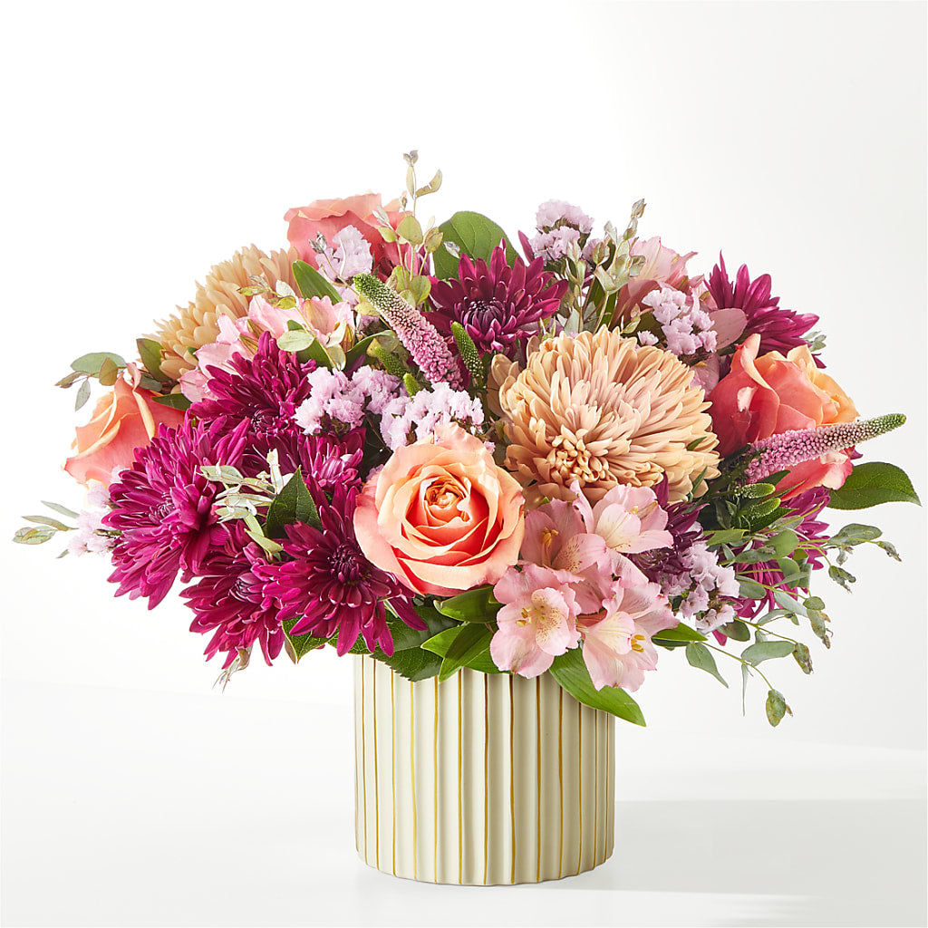Berry Cobbler Bouquet with Ivory Vase –  Harris Teeter, Matthews NC