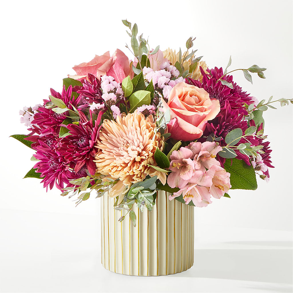 Berry Cobbler Bouquet with Ivory Vase –  Harris Teeter, Matthews NC