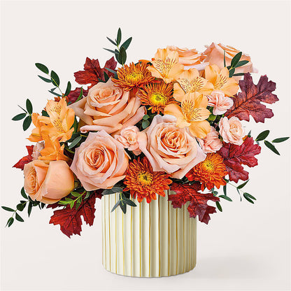 Spiced Latte Bouquet with Ivory Vase –  Harris Teeter, Matthews NC