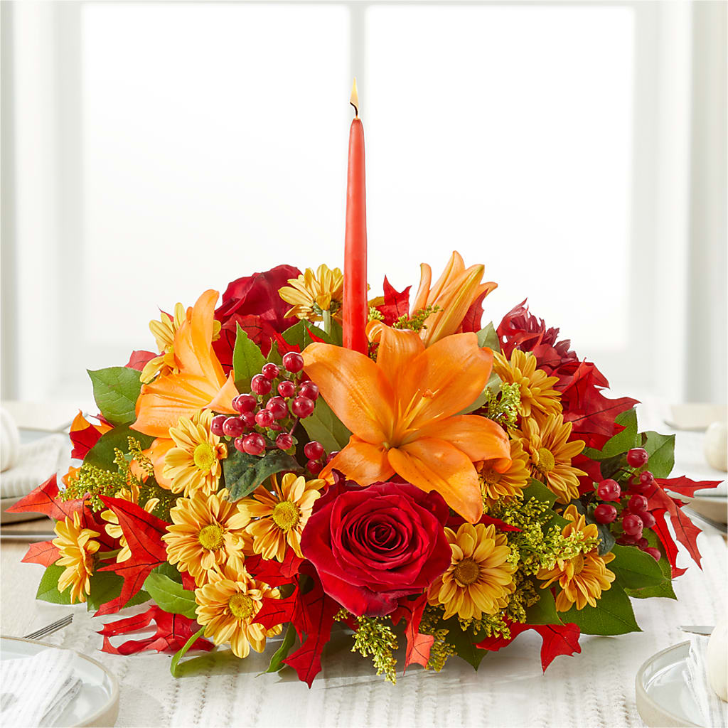 Autumn's Embrace Centerpiece –  Harris Teeter, Matthews NC